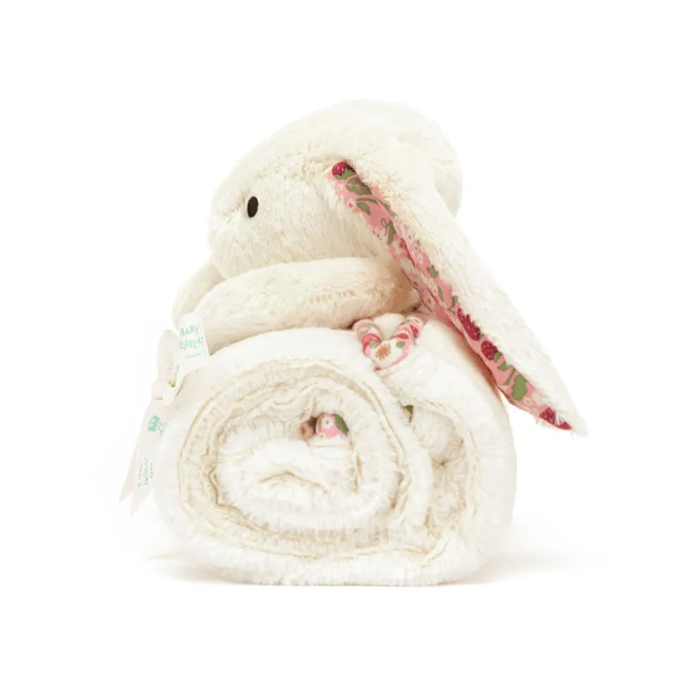 Blossom Cream Bunny 'Berry' Blankie